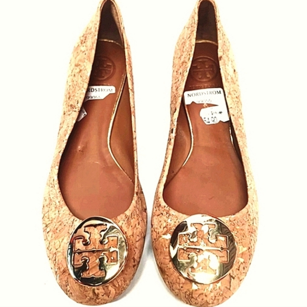 Tory Burch Tan Ballet Flats